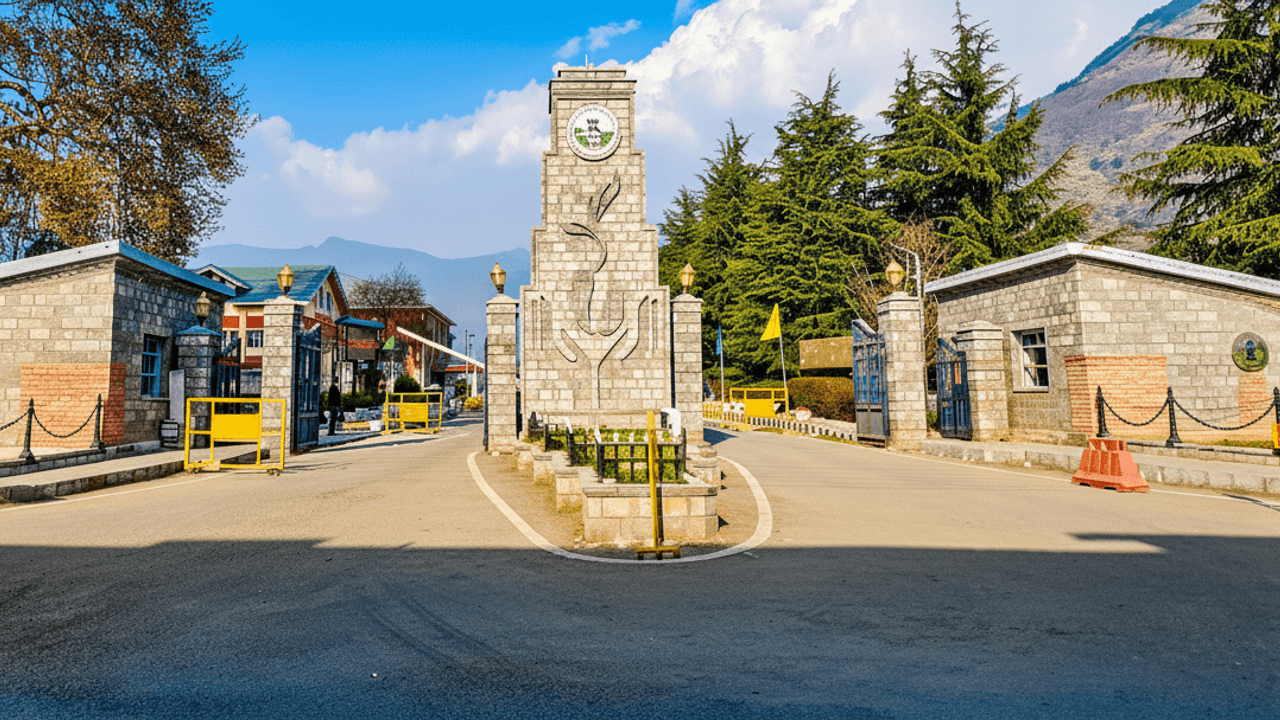 The grand SKUAST Welcome Gate at the main entrance of SKUAST-K.